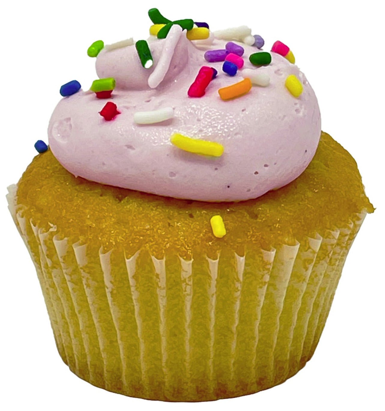 Vanilla / Strawberry Cupcake