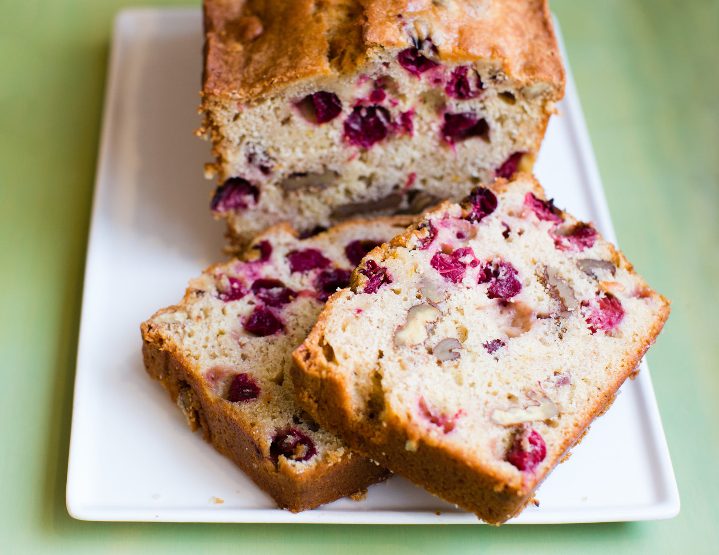 Cranberry Walnut Teabread