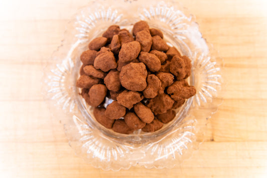 Chocolate Covered Candied Almonds